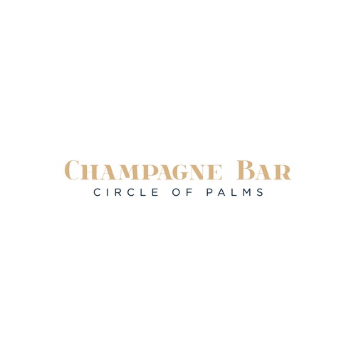 Luxury and modern Champagne Bar logo Design by subahman