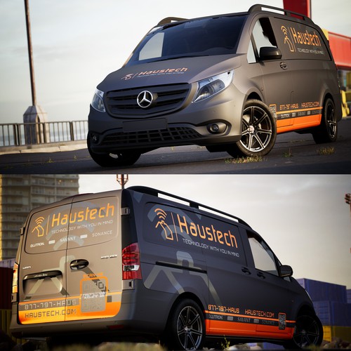 Haustech Mercedes Metris Wrap Design por J.Chaushev