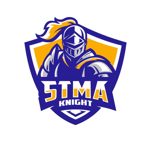 School Sports team needs Powerful Modern version of Knight /STMA Logo ...