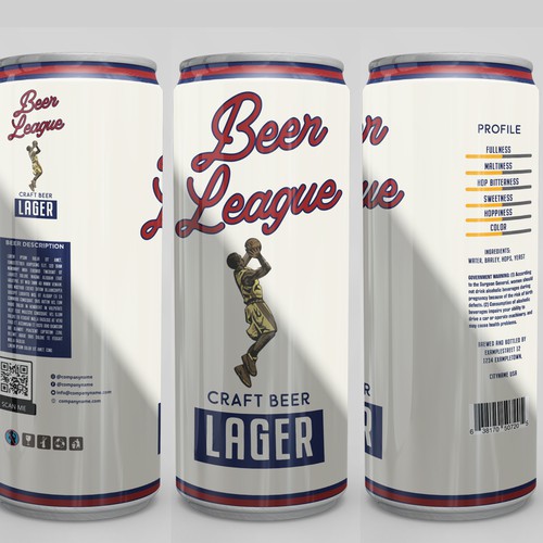 Re-design sports themed craft lager to appeal to today's beer consumers Design by Windmill Designer™