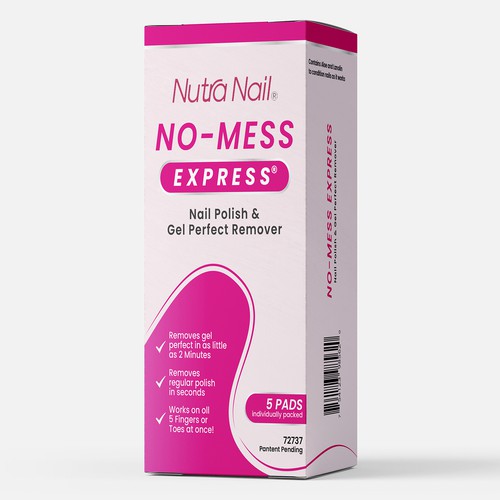 Nutra Nail Gel Remover Design by H_IMAM