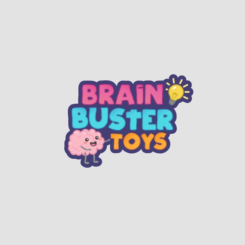 Brain Buster Toys Logo & Social Media Contest. Design by BrainstormingDsg