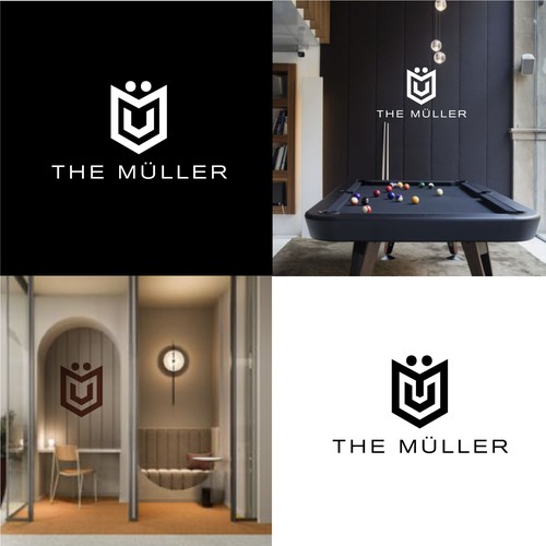 Want a challenge? Use the umlaut  - create a luxury logo for an apt building – The Müller Diseño de S.H Designs