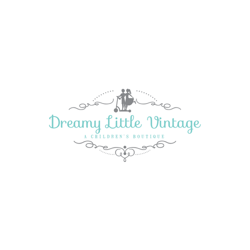 Design a "dreamy" logo for a brand new children's vintage clothing boutique Ontwerp door Gobbeltygook