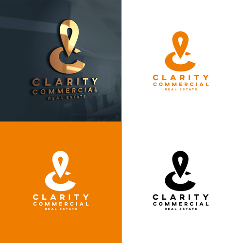 Logo + Brand Guide for Clarity Commercial Real Estate Design by Stefano Pizzato