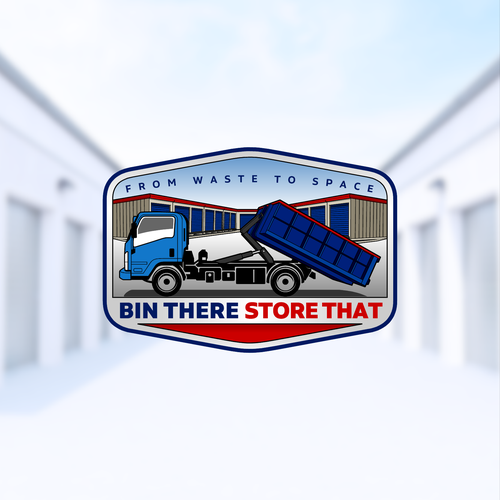 Bin There Store That, Mini Garbage Disposal Bin Rentals and Drive up Storage facility, small business need help. Design by Pandalf