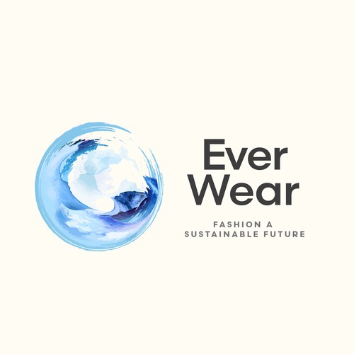 Global Sustainable Fashion Brand Logo Design por kmstudios