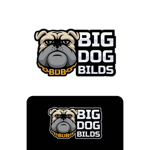 Big Dog Builds Logo Design by Rozart ®