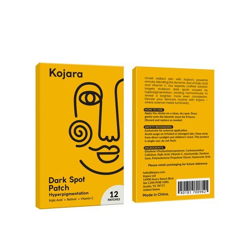 DARK SPOT PATCH PACKAGING Design by Rajith Shantha