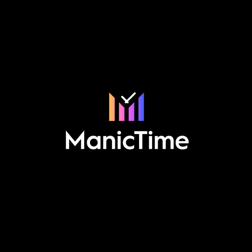 Redesign ManicTime.com logo Design by Roxana.I