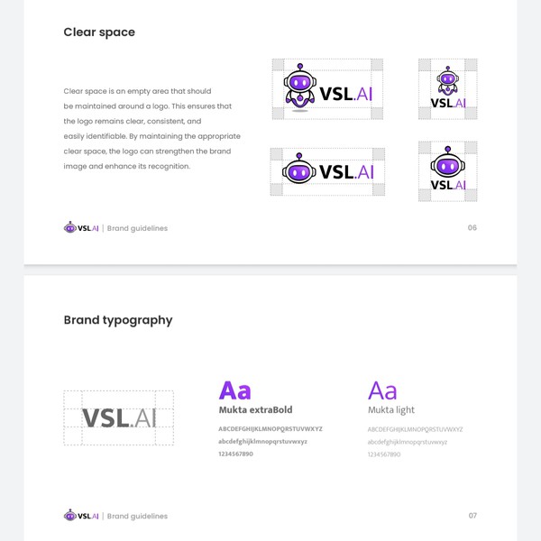 Brand guidelines for VSL.AI