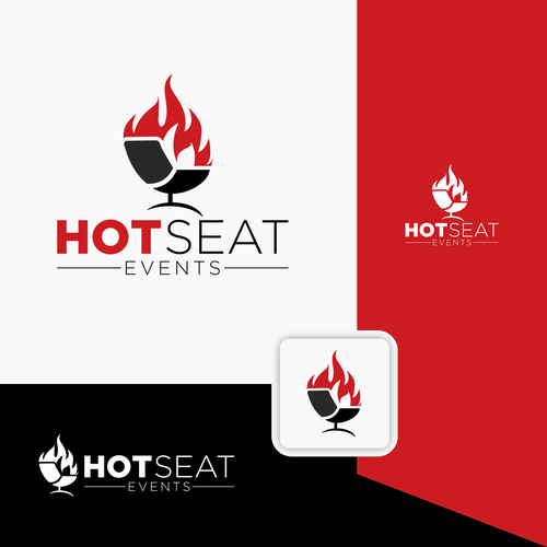 JuanRahaさんのImpactful Logo For 'Hot Seat Events' – Learn from Industry Experts Through Livestreams & Events.デザイン