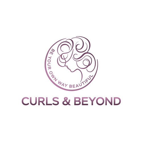 Logo for curly hair brand Diseño de designer Ha