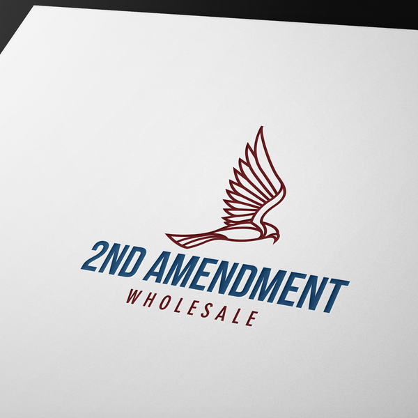 Line art concept of a hawk