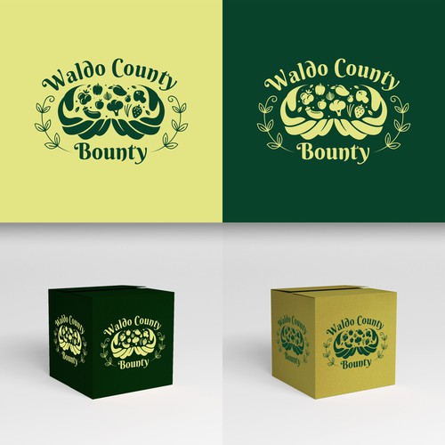 99nonprofits winner - Design a fresh, active logo for a nonprofit fighting hunger with locally grown foods in Maine. Design by Alldistrict_Studio