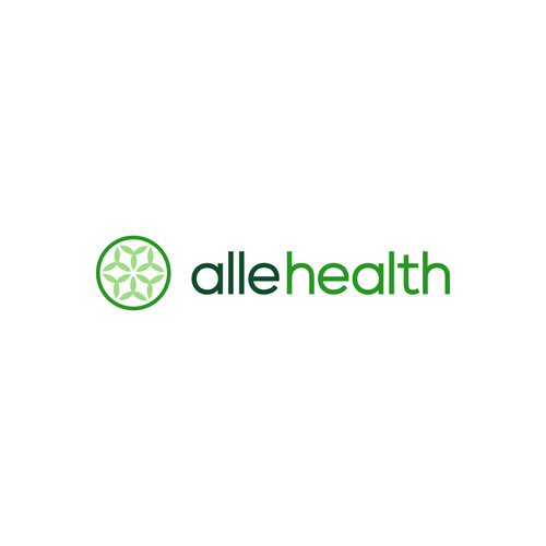 Create a logo for a new allergy company called AlleHealth Design by neverwalkalone