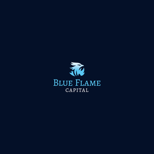 We need a Blue Flame Logo worthy of classic car hood status...but not...really. Design by Eduardo, D2 Design