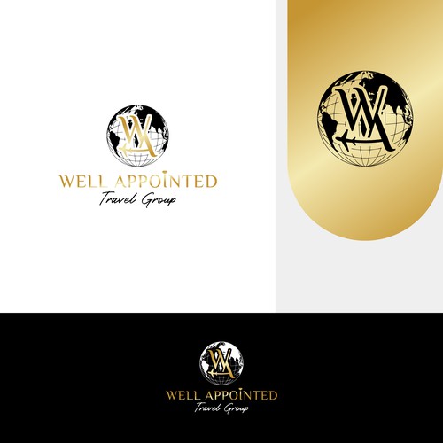 Elegant and Luxurious Brand for a Travel Group Design by NuriCreative