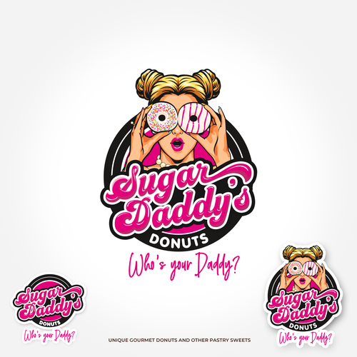 SUGAR DADDY DONUTS LOGO CONTEST Design by Trafalgar Law