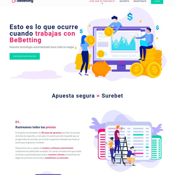 Illustration based website