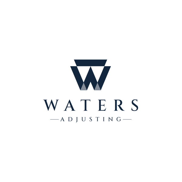 Minimalism Waters Adjusting logo design