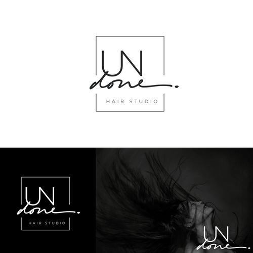 Luxury Hair Salon Logo and business card design Design by Cit