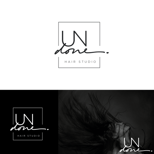 Luxury Hair Salon Logo and business card design Réalisé par Cit