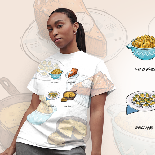 Soul Food/Foodie Themed T-Shirt Designs Design von MaryRay