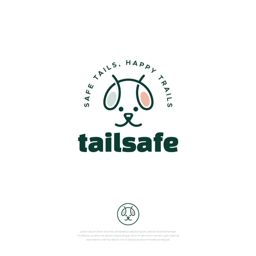 Logo Design Brief: Modern, Light and Functional Boutique Dog Harness Brand - Tail Safe UPDATED WITH REFERENCES Design by fahmicity