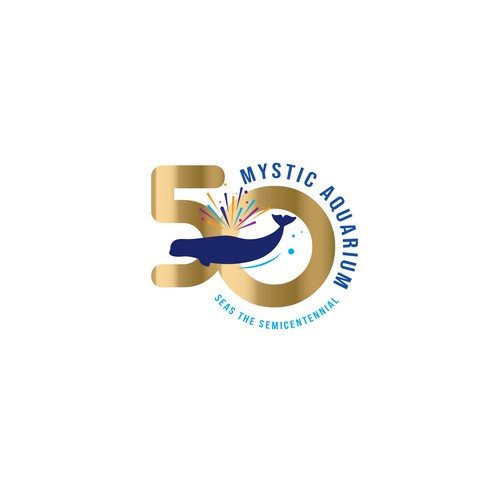 Mystic Aquarium Needs Special logo for 50th Year Anniversary Réalisé par D.Silva