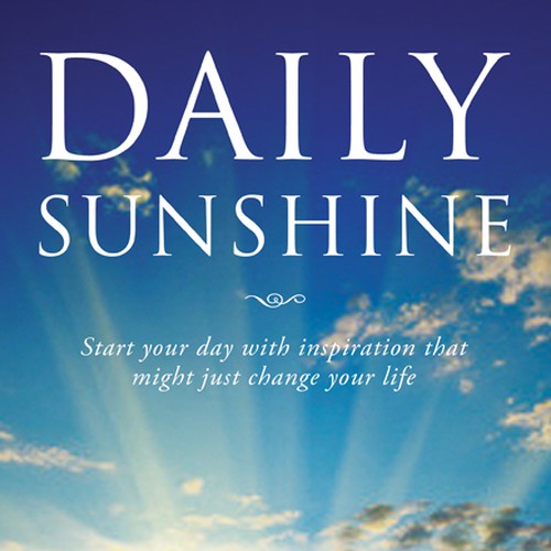 コンペ「Daily Sunshine Book Cover - help people feel inspired, every day, and perhaps even change the world!」のデザイン by line14さん 