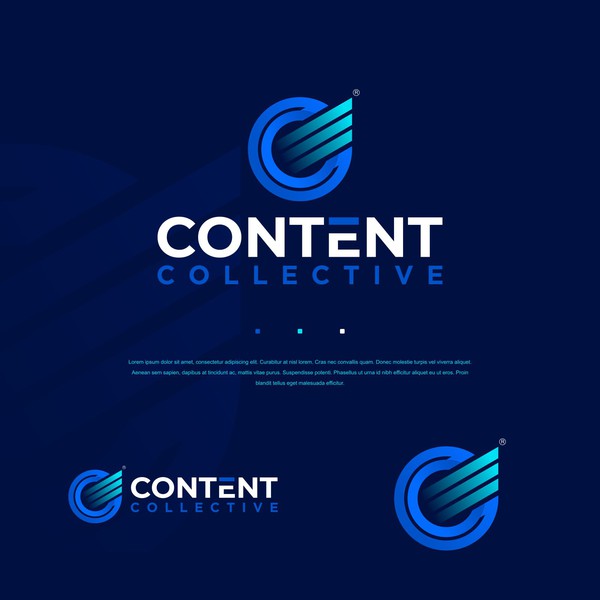 Modern Gradient Logos for Video and Photography Coaching 