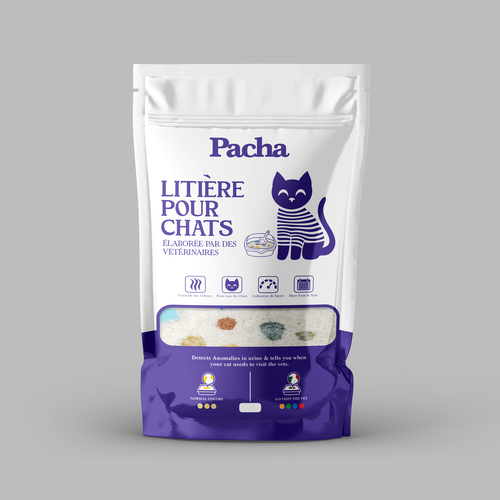 Cat Litter startup Minimalistic packaging - Contest Design by SONUPARMAR