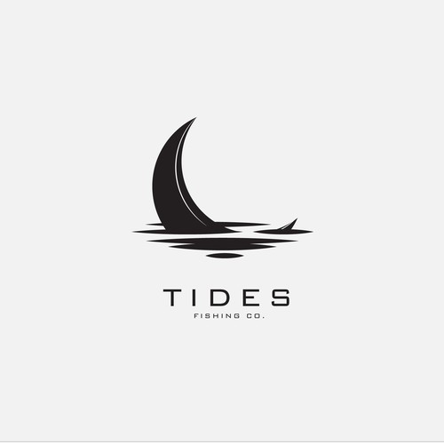 Design me a distinguishable simple moon for tides fishing company, Logo  design contest