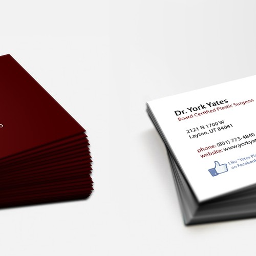 Dr. York Yates Plastic Surgery - business card Design by Palos