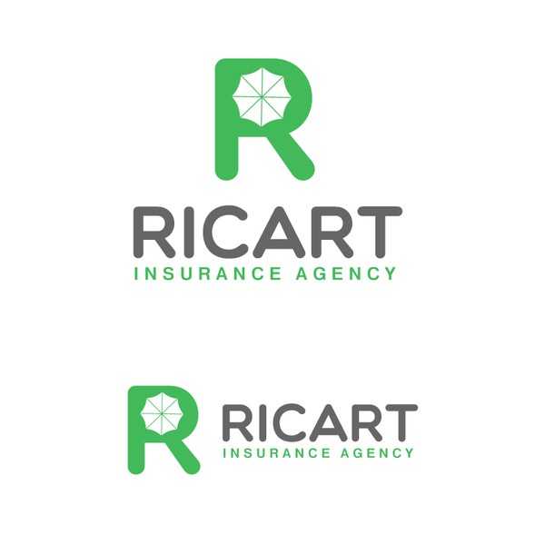 Design a modern logo for a personal insurance agency.