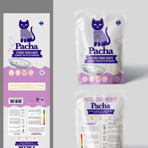 Cat Litter startup Minimalistic packaging - Contest Design by agooshe