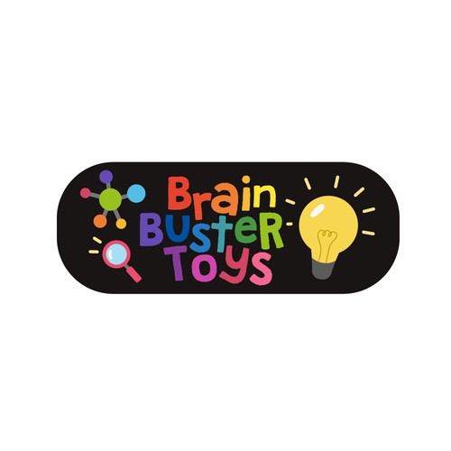 Brain Buster Toys Logo & Social Media Contest. Design by BrainstormingDsg