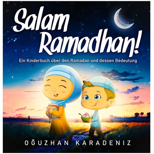 Children´s Book COVER to teach children about Ramadan in a lovely way Design by tukoshimura