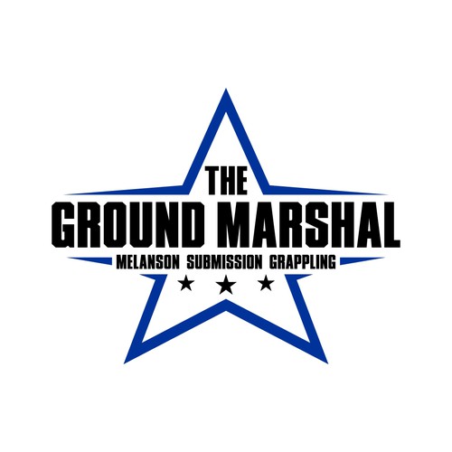 Ground Marshal Neil Melanson Submission Grappling Logo Logo design