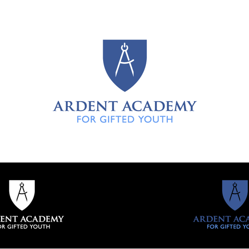 Create a new logo for Ardent Academy, a K-12 STEM education startup (science, technology, engineering and math) Design réalisé par aurelizza