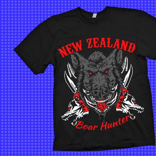 BOAR HUNTING T-SHIRT WANTED  デザイン by Rafandra