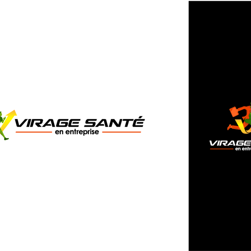 Create an eye catching logo for an innovative fitness program at work. Design by Peper Pascual