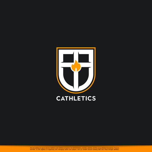 App branding: Christian Faith + Youth Athletics Design by DC | DesignBr