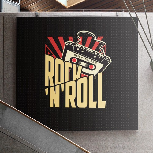 Design Motivational Wall Art For Guitarists 80 S Rock N Roll Poster Contest 99designs