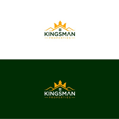 Kingsman Properties logo Design by ArtByShahnaz™