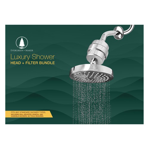 EverGreen + Maker Shower bundle pack box Design by auzidesign