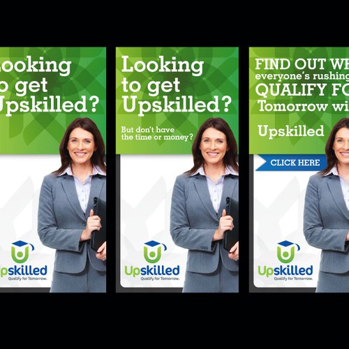 New Awesome Banner Ad Design for Upcoming Education Provider Upskilled (Possibility future on-going work) Réalisé par Priyo