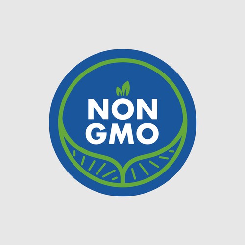 Food Packaging NON-GMO Logo Design réalisé par maswatsik