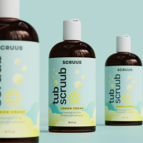 A Pastel Label for tub scruub Design by Tamara.D